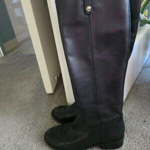 INC Black Tall Leather Boots - Like NEW